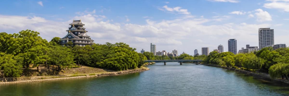 岡山県を含む中国の風景イメージ