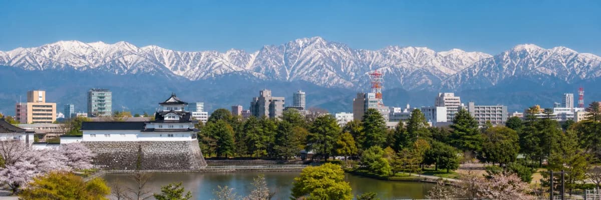 富山県を含む中部の風景イメージ